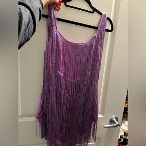 Purple sparkle dress